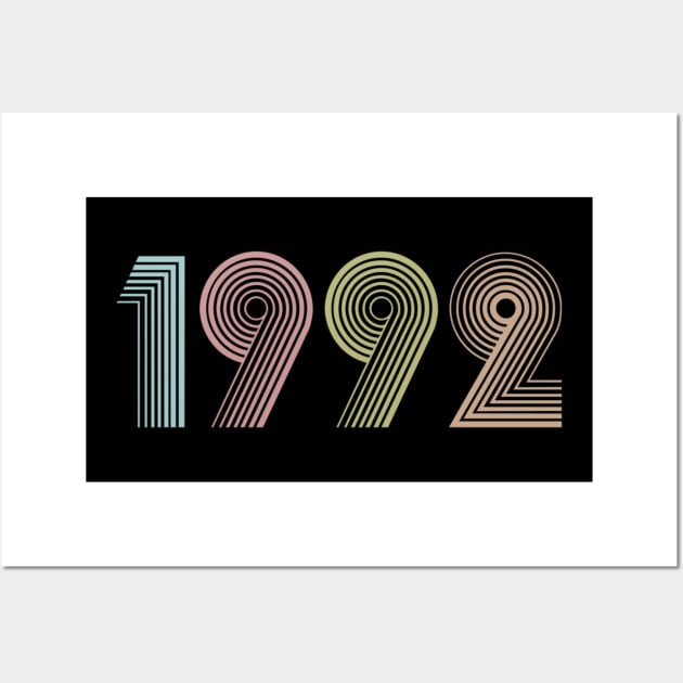 Vintage 1992 28th Birthday Gift Men Women Wall Art by semprebummer7